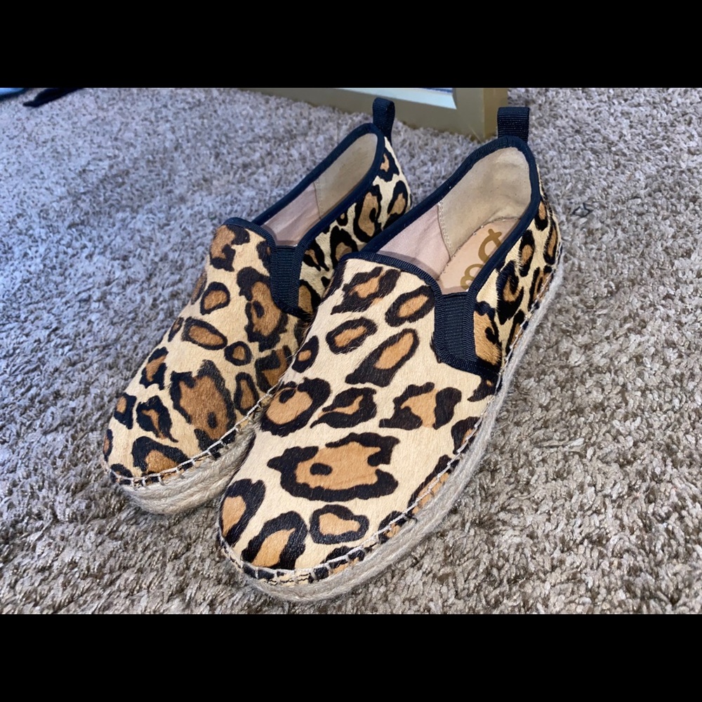 Sam Edelman Cheetah Platform Sneakers